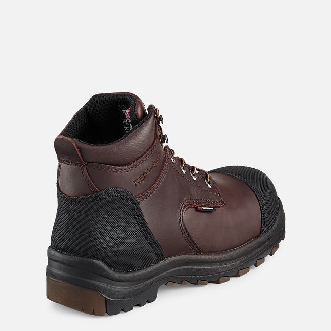 Red Wing King Kappe® 6-inch Wasserdichte CSA Sicherheitsschuhe Herren Braun | 1687-WYVBD