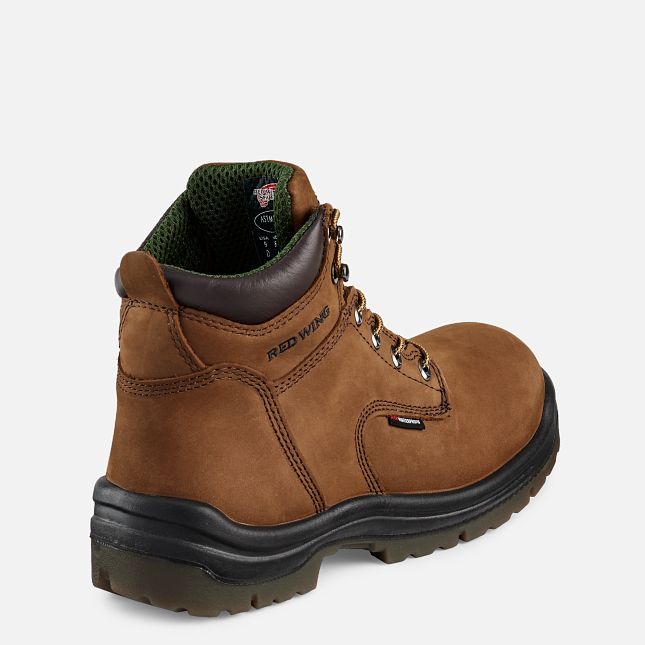 Red Wing King Kappe® 6-inch Wasserdichte Sicherheitsschuhe Herren Braun | 3480-VMHGC