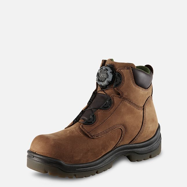 Red Wing King Kappe® 6-inch Wasserdichte Sicherheitsschuhe Herren Braun | 3895-SIPKB