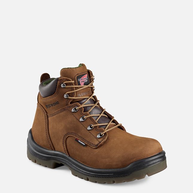 Red Wing King Kappe® 6-inch Wasserdichte Schuhe Herren Braun | 7082-UJAMS