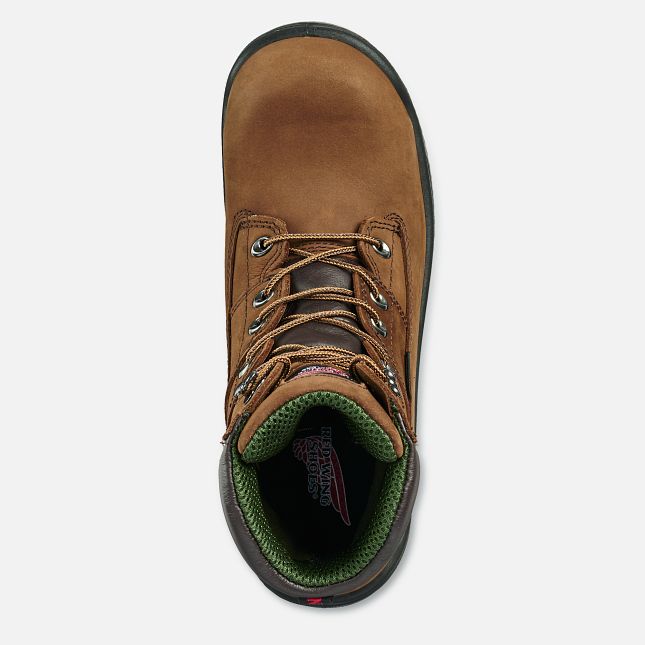 Red Wing King Kappe® 8-inch Insulated, Wasserdichte Sicherheitsschuhe Herren Braun | 4137-BSWOZ