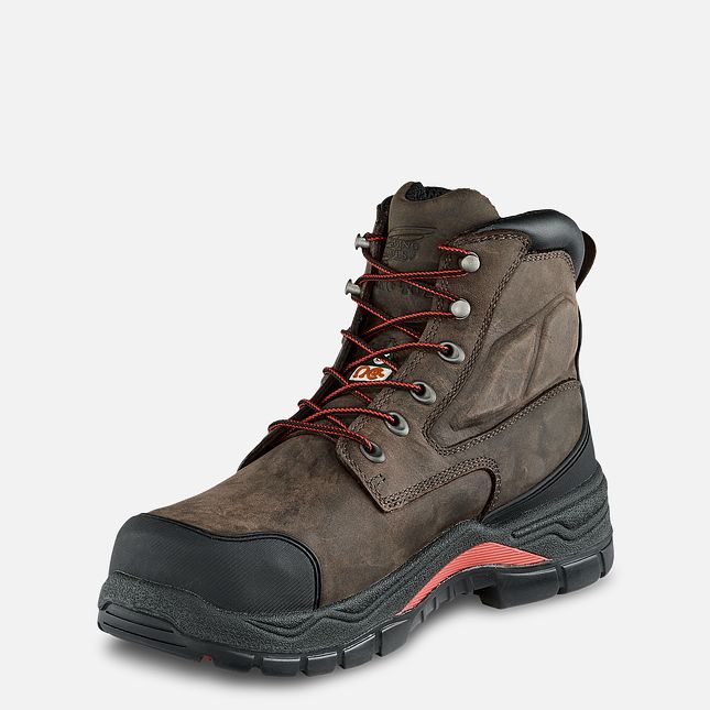 Red Wing King Kappe® Adc 6-inch Insulated, Wasserdichte CSA Sicherheitsschuhe Herren Braun | 1962-RHFIB