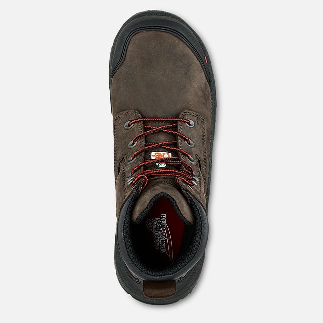 Red Wing King Kappe® Adc 6-inch Insulated, Wasserdichte CSA Sicherheitsschuhe Herren Braun | 1962-RHFIB