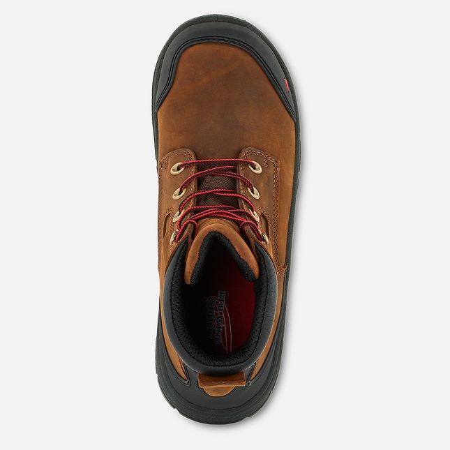 Red Wing King Kappe® Adc 6-inch Wasserdichte Sicherheitsschuhe Herren Braun | 3914-NYBIF