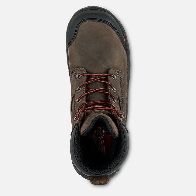 Red Wing King Kappe® Adc 8-inch Insulated, Wasserdichte CSA Sicherheitsschuhe Herren Braun | 9502-ZBRWK