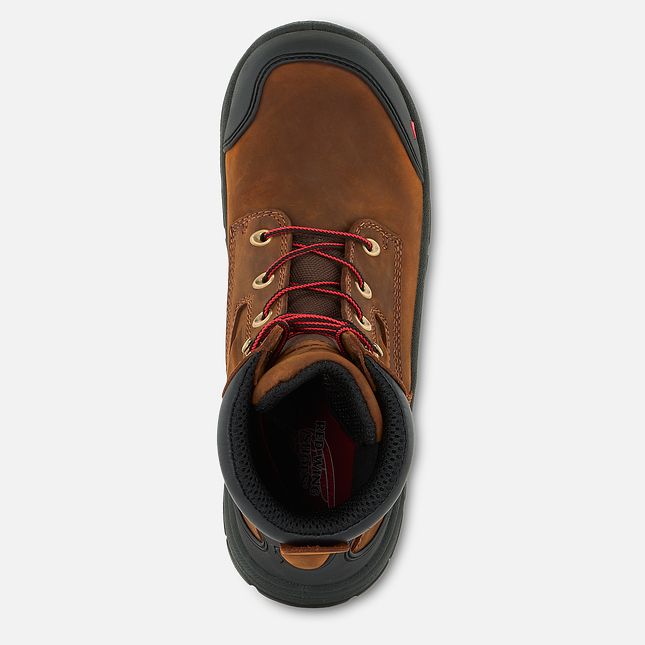 Red Wing King Kappe® Adc 8-inch Wasserdichte Sicherheitsschuhe Herren Braun | 0946-VGSRM