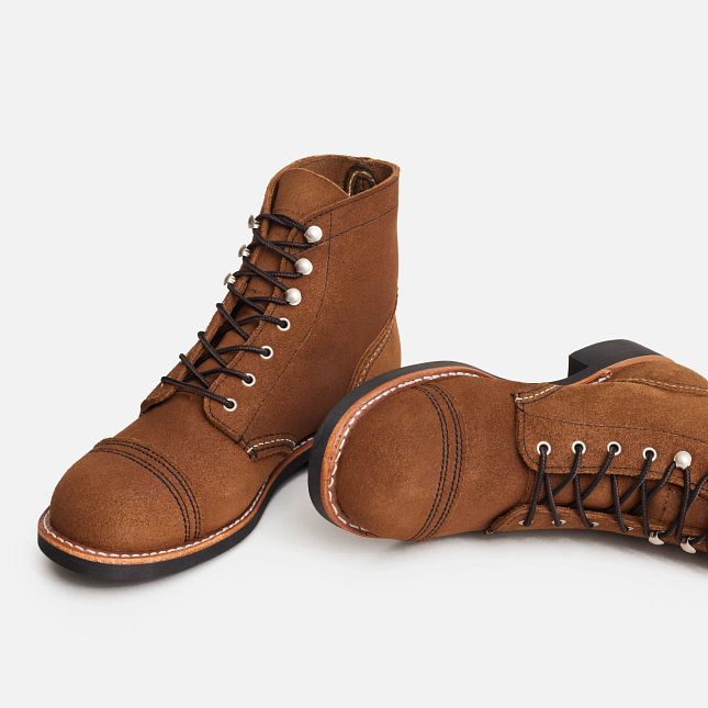 Red Wing Kurzes in Clove Acampo Leder Heritage Schuhe Damen Braun | 6270-LMXDH