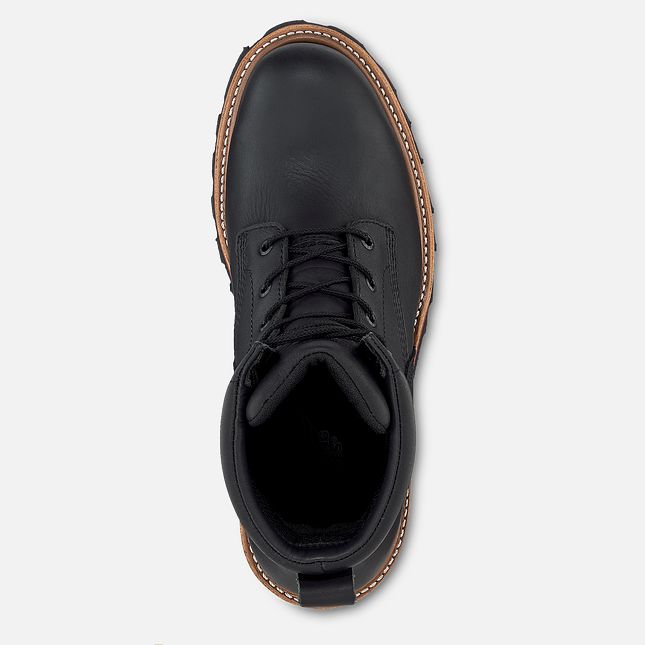 Red Wing Loggermax 9-inch Wasserdichte, Logger Sicherheitsschuhe Herren Schwarz | 3614-YKCUD