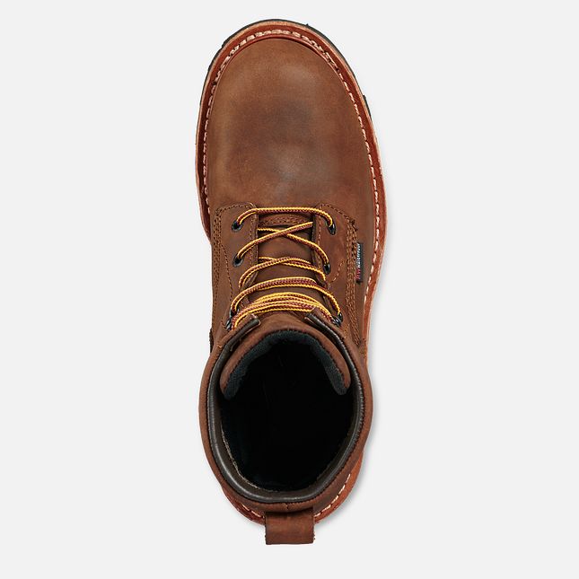 Red Wing Loggermax 9-inch Wasserdichte Arbeitsstiefel Herren Braun | 4375-EAFDZ