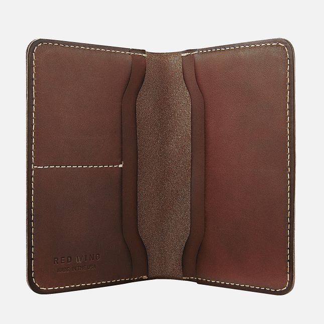 Red Wing Passport Frontier Leder Geldbörse Unisex Braun | 2836-ZQYPM