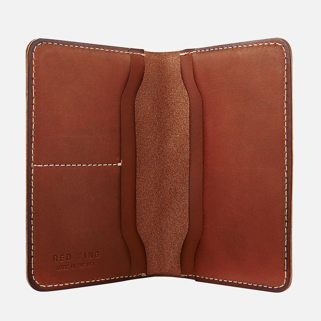 Red Wing Passport in Oro Russet Frontier Leder Geldbörse Unisex Braun | 0342-WPTNL