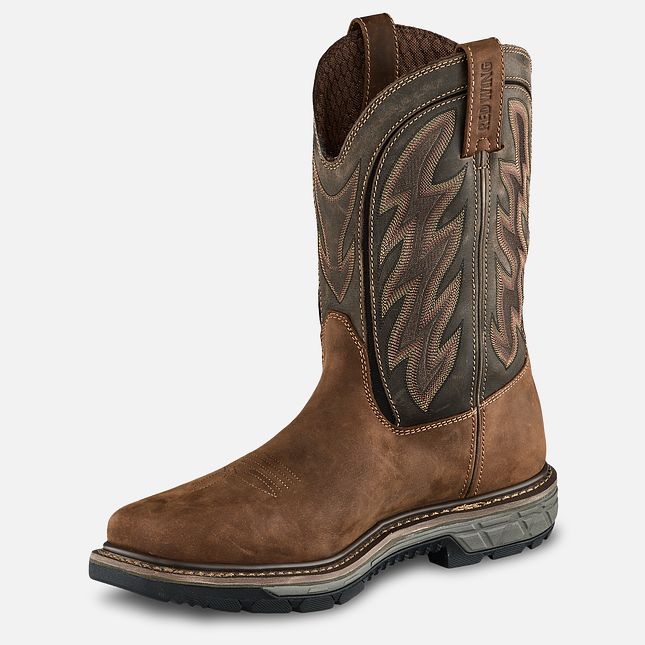 Red Wing Rio Flex 11-inch, Pull-On Wasserdichte Schuhe Herren Braun | 8612-LPFJM