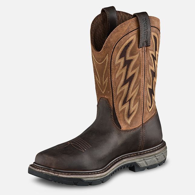 Red Wing Rio Flex 11-inch Wasserdichte, Pull-On Arbeitsstiefel Herren Braun | 8503-FPYQA