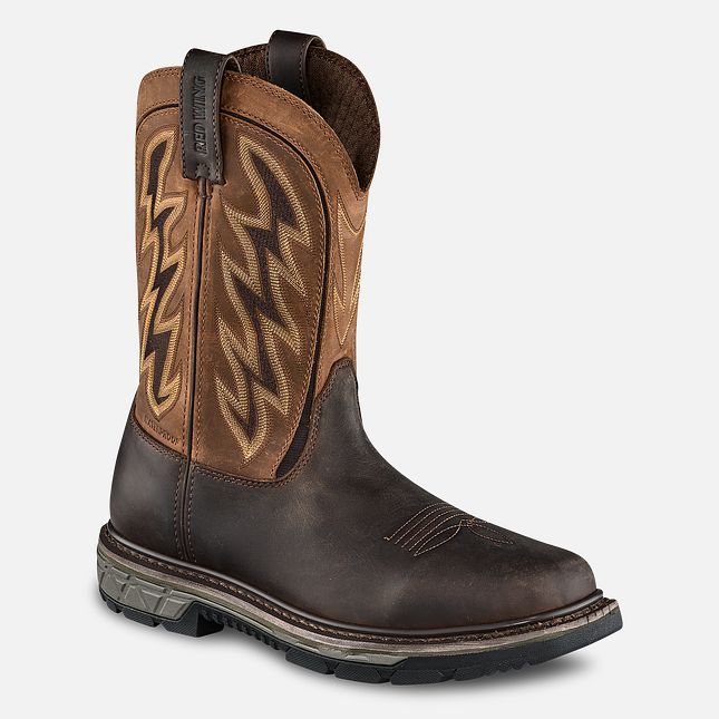 Red Wing Rio Flex 11-inch Wasserdichte, Pull-On Arbeitsstiefel Herren Braun | 9027-PXDLN