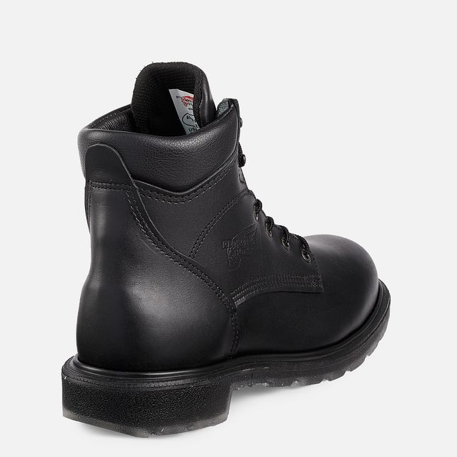 Red Wing Supersole® 2.0 6-inch Arbeitsstiefel Herren Schwarz | 0476-RQKUW