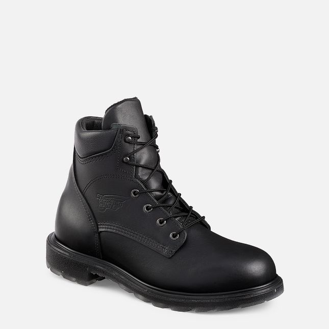 Red Wing Supersole® 2.0 6-inch Arbeitsstiefel Herren Schwarz | 0476-RQKUW