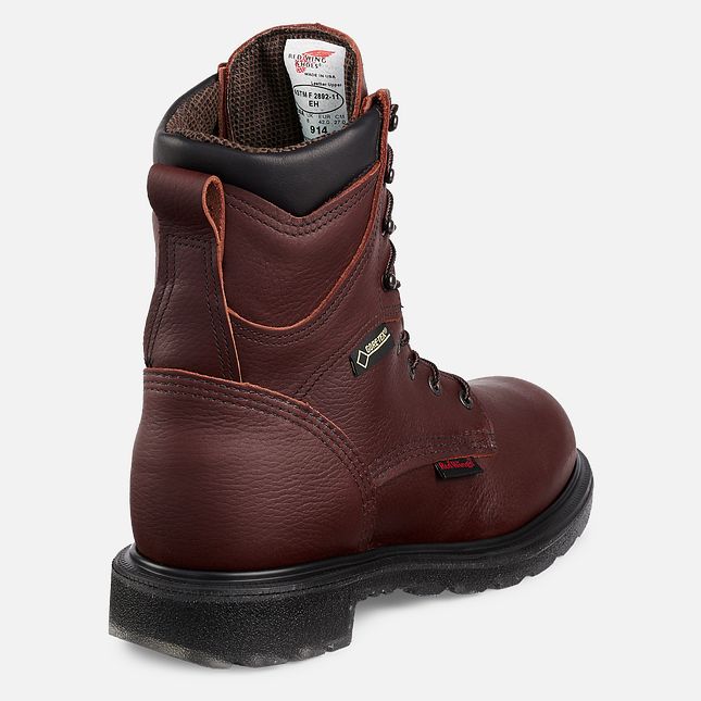 Red Wing Supersole® 2.0 8-inch Wasserdichte Arbeitsstiefel Herren Braun | 0537-VBJZR