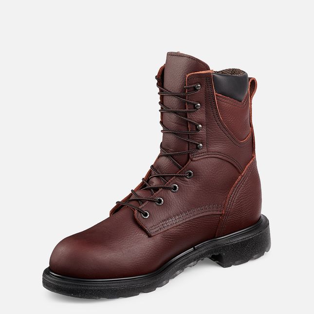 Red Wing Supersole® 2.0 8-inch Wasserdichte Arbeitsstiefel Herren Braun | 0537-VBJZR