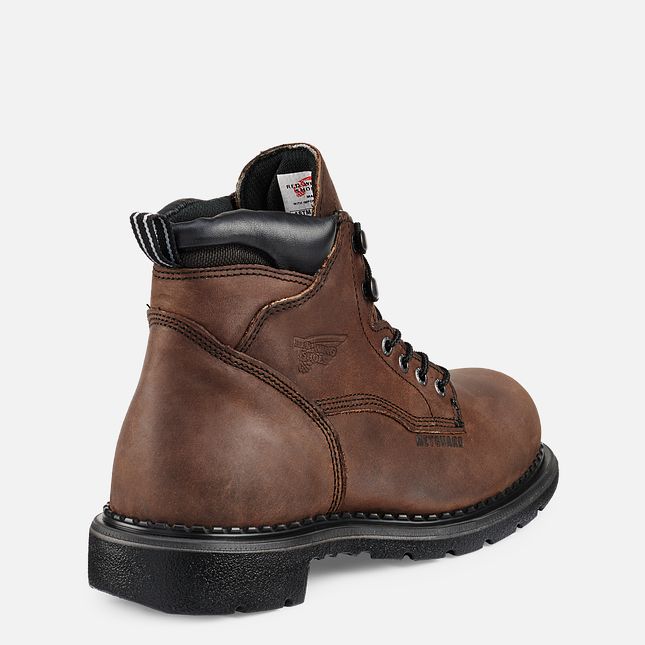 Red Wing Supersole® 6-inch Metguard Wasserdichte Schuhe Herren Braun | 1756-TCFAR