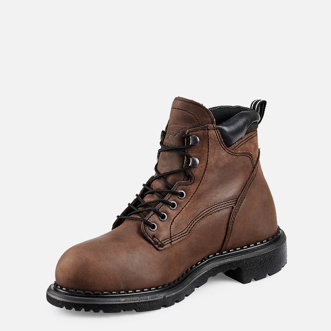 Red Wing Supersole® 6-inch Metguard Wasserdichte Schuhe Herren Braun | 1756-TCFAR