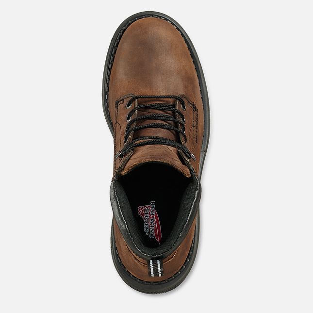 Red Wing Supersole® 6-inch Metguard Wasserdichte Schuhe Herren Braun | 1756-TCFAR