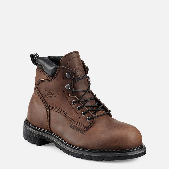 Red Wing Supersole® 6-inch Metguard Wasserdichte Schuhe Herren Braun | 1756-TCFAR