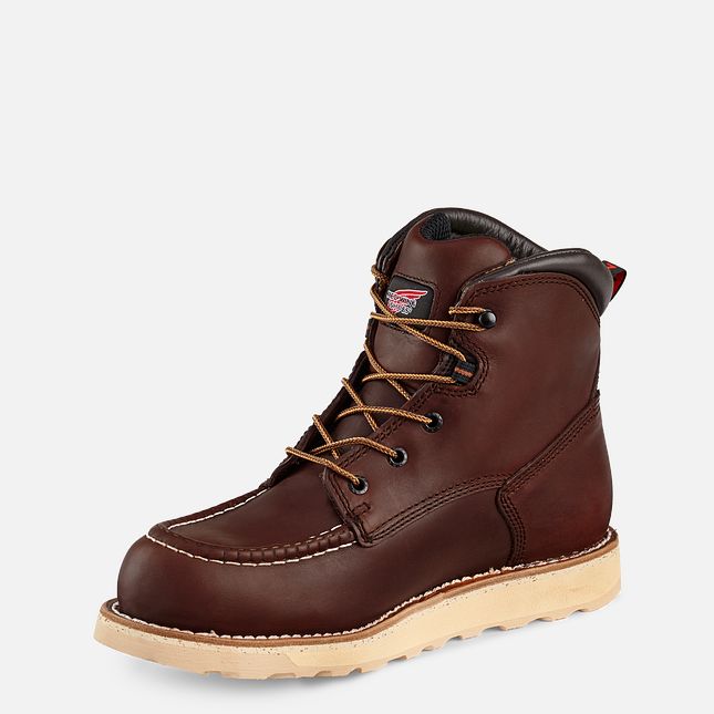 Red Wing Traction Tred 6-inch Wasserdichte Arbeitsstiefel Herren Braun | 1705-RDSEM