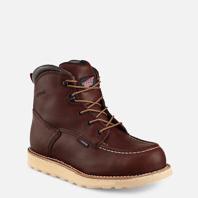 Red Wing Traction Tred 6-inch Wasserdichte Arbeitsstiefel Herren Braun | 1705-RDSEM