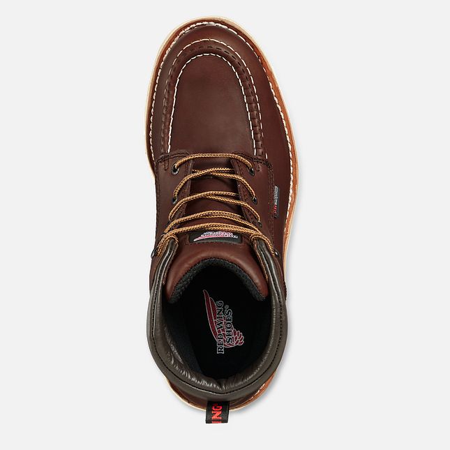 Red Wing Traction Tred 6-inch Wasserdichte Sicherheitsschuhe Herren Braun | 6429-BJVYS