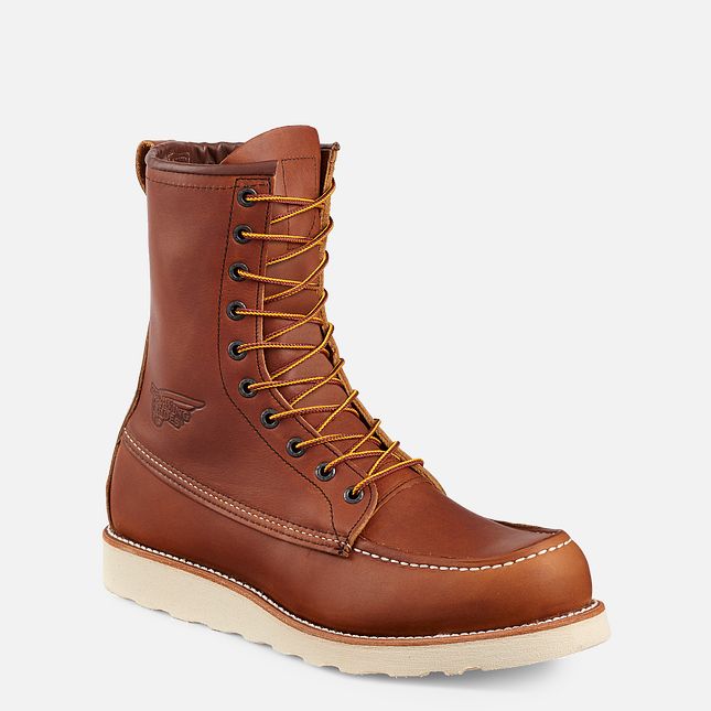 Red Wing Traction Tred 8-inch Arbeitsstiefel Herren Braun | 5086-FXERO