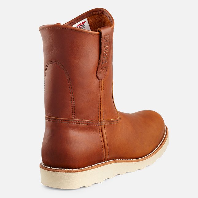 Red Wing Traction Tred 9-inch Pull-On Arbeitsstiefel Herren Braun | 5028-YSQIA