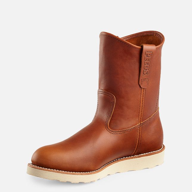 Red Wing Traction Tred 9-inch Pull-On Arbeitsstiefel Herren Braun | 5028-YSQIA