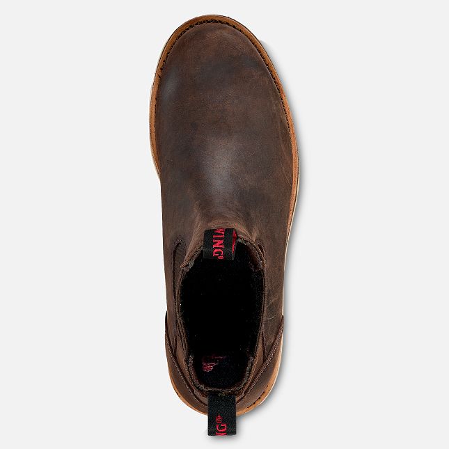 Red Wing Traction Tred Lite 5-Inch Chukka Sicherheitsschuhe Herren Braun | 7109-GZKRE