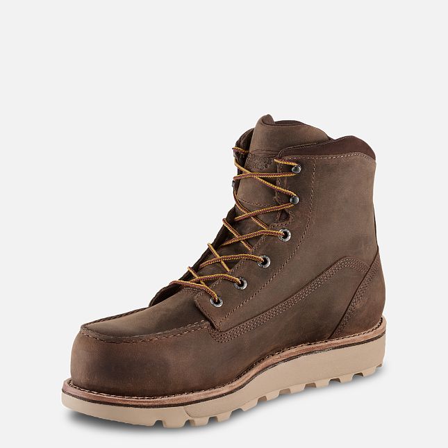 Red Wing Traction Tred Lite 6-inch Wasserdichte Schuhe Herren Braun | 0129-YCWIL