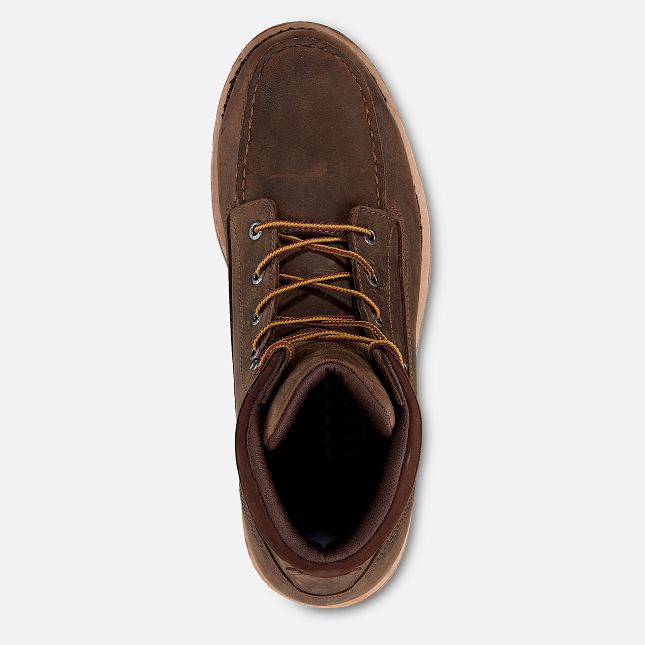 Red Wing Traction Tred Lite 6-inch Wasserdichte Schuhe Herren Braun | 0129-YCWIL