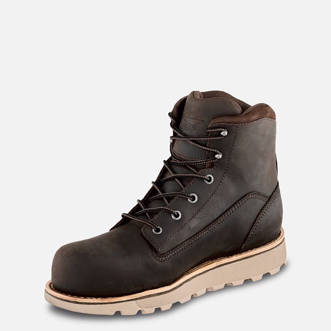 Red Wing Traction Tred Lite 6-inch Wasserdichte Arbeitsstiefel Herren Braun | 1467-ENZLF