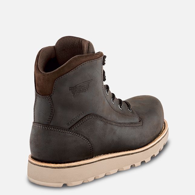 Red Wing Traction Tred Lite 6-inch Wasserdichte Sicherheitsschuhe Herren Braun | 1984-CDSGI