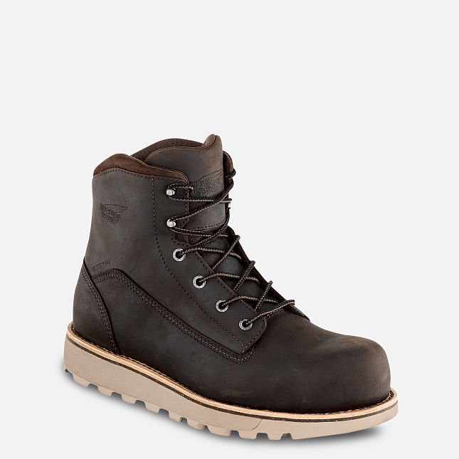 Red Wing Traction Tred Lite 6-inch Wasserdichte Sicherheitsschuhe Herren Braun | 1984-CDSGI