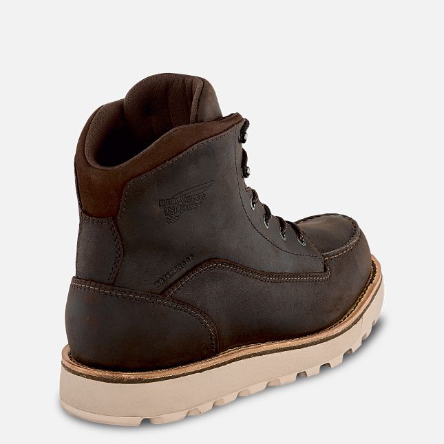 Red Wing Traction Tred Lite 6-inch Wasserdichte Arbeitsstiefel Herren Braun | 3185-LBTEO