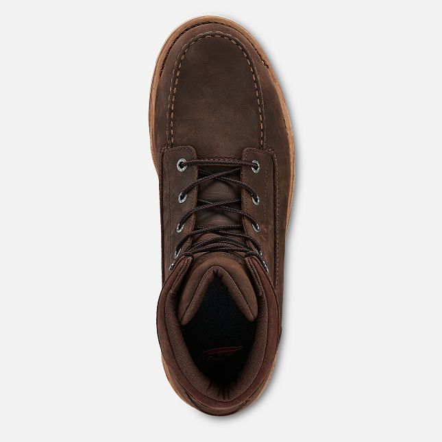 Red Wing Traction Tred Lite Traction Tred Lite 6-inch Sicherheitsschuhe Herren Braun | 9160-XPSVZ