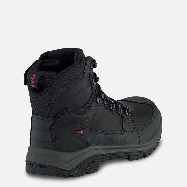 Red Wing Tradesman 6-inch Side-Zip CSA Wasserdichte Schuhe Herren Schwarz | 6291-JMBCG