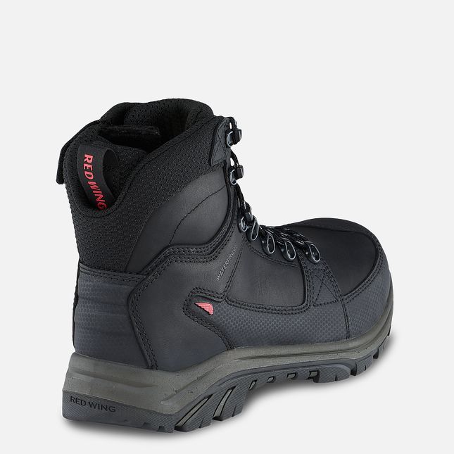 Red Wing Tradesman 6-inch Side-Zip Wasserdichte Schuhe Herren Schwarz | 1697-GAFUJ