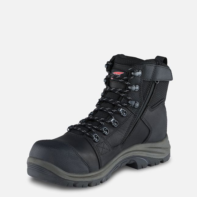 Red Wing Tradesman 6-inch Side-Zip Wasserdichte Schuhe Herren Schwarz | 1697-GAFUJ