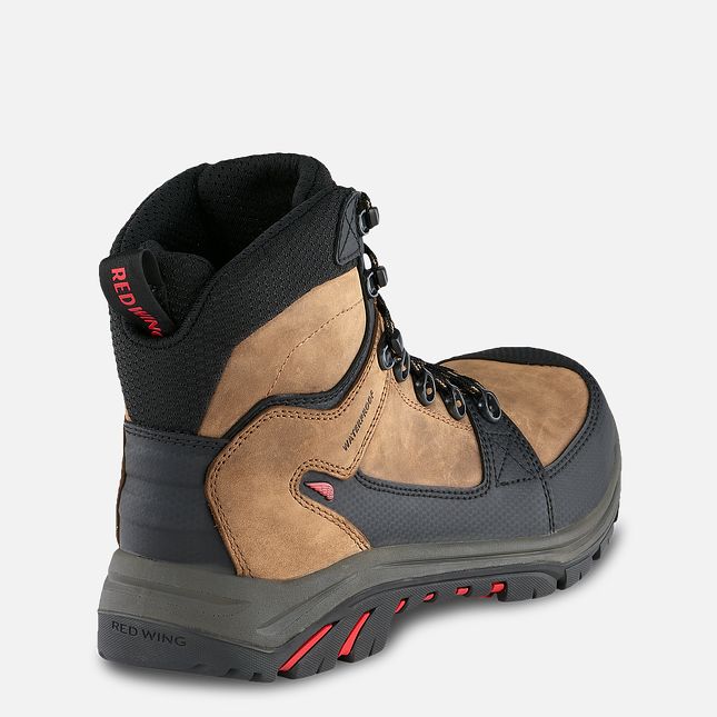 Red Wing Tradesman 6-inch Wasserdichte CSA Arbeitsschuhe Herren Braun | 7591-VLXNU