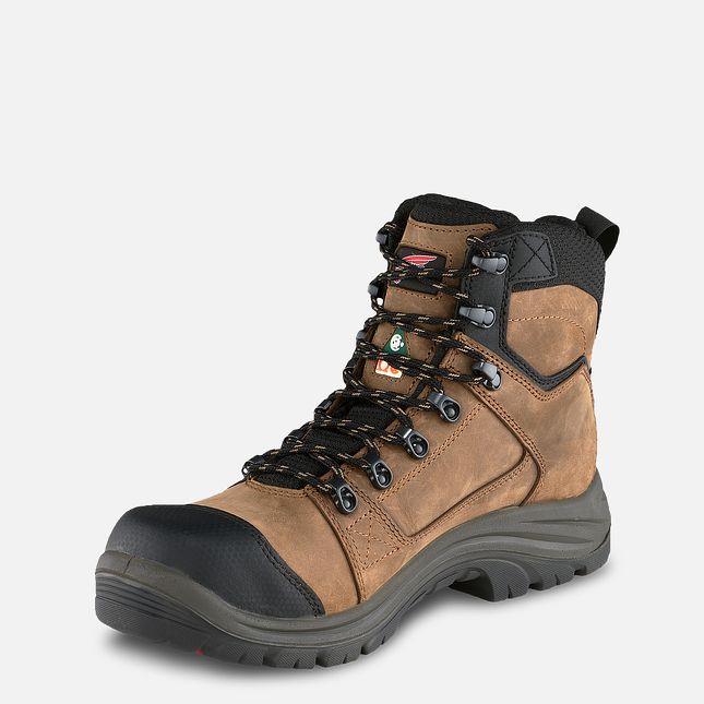 Red Wing Tradesman 6-inch Wasserdichte CSA Arbeitsschuhe Herren Braun | 7591-VLXNU