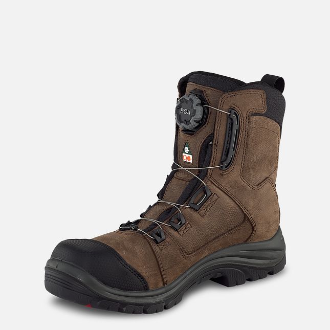 Red Wing Tradesman 8-inch BOA® CSA Wasserdichte Schuhe Herren Braun | 8093-ZCGNA