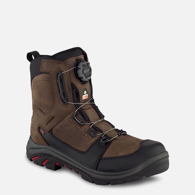 Red Wing Tradesman 8-inch BOA® CSA Wasserdichte Schuhe Herren Braun | 8093-ZCGNA