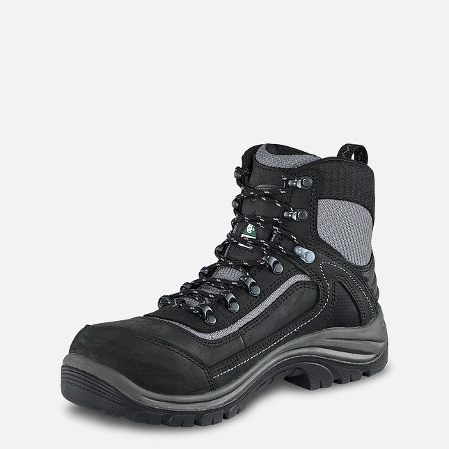 Red Wing Tradeswoman 6-inch Wasserdichte CSA Hiker Sicherheitsschuhe Damen Schwarz Grau | 0673-NARID