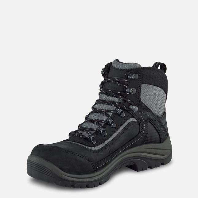 Red Wing Tradeswoman 6-inch Wasserdichte Wasserdichte Schuhe Damen Schwarz Grau | 2453-FNXUA