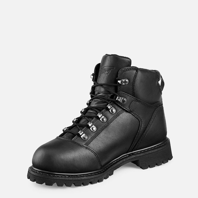 Red Wing Truwelt 6-inch Wasserdichte Arbeitsstiefel Herren Schwarz | 5460-PMWCN